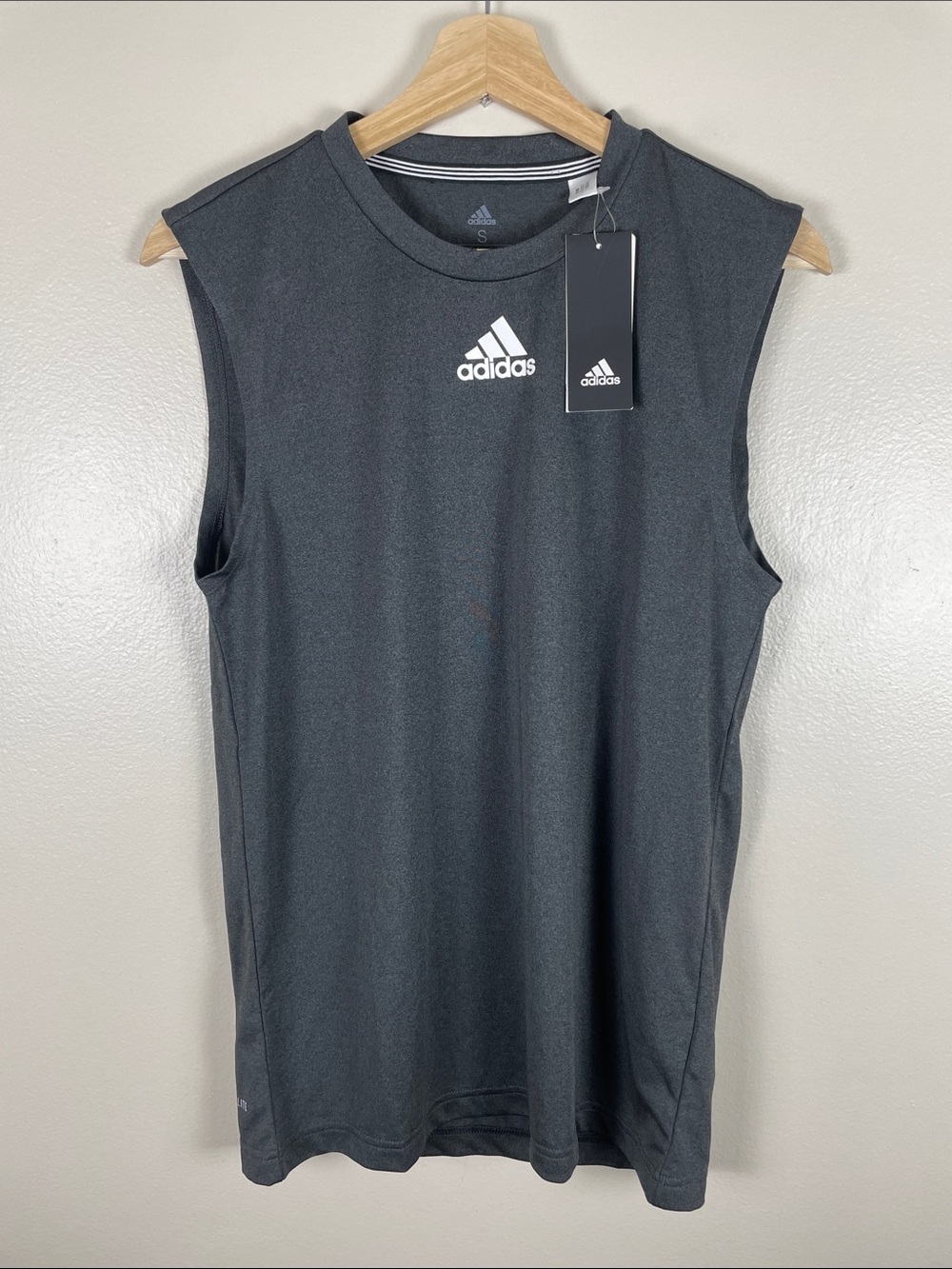 adidas Men's Sleeveless Athletic Tank Top - Black. Small